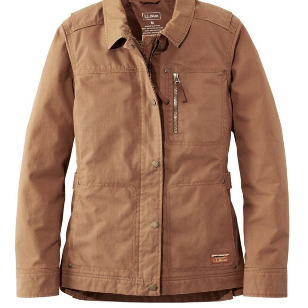 Llbean Utility Jacket In Maple Nwot - image 1